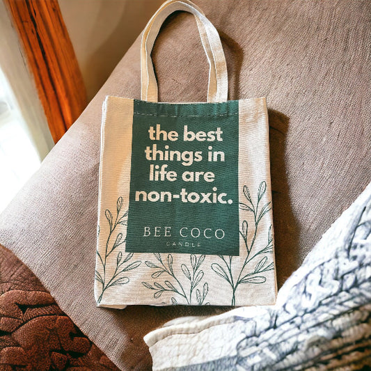 Bee Coco Candle Tote - Back