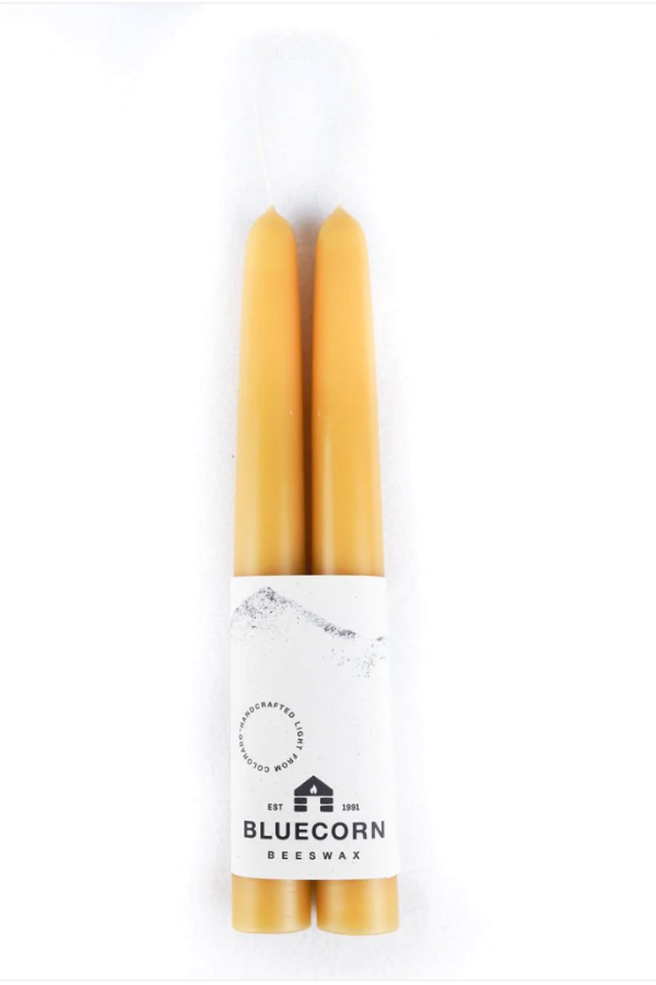 natural beeswax taper
