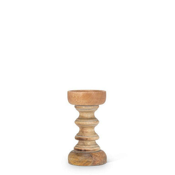 Empty Small Pillar Holder on white background
