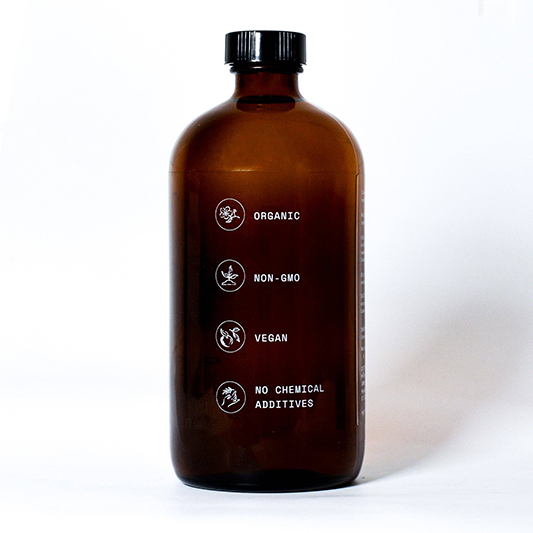 Hexane free cold pressed castor oil bottle