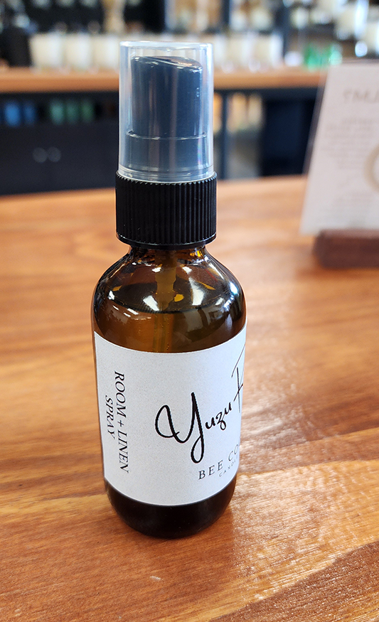 Yuzu Rain non-toxic room and linen spray bottle