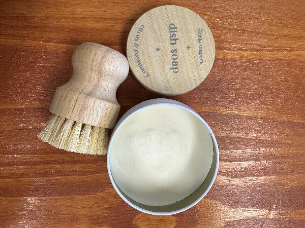 Solid Dish Soap by The Noble Soapery - Bee Coco Candle