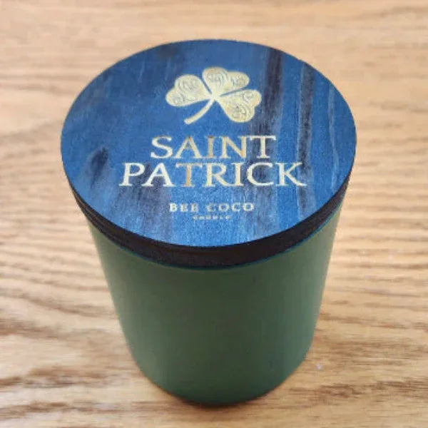 St. Patrick Charity Candle 8oz - Bee Coco Candle