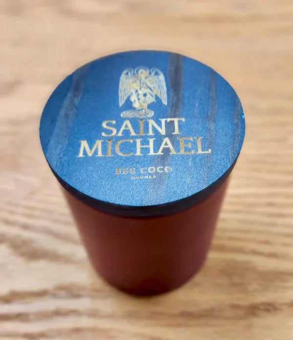 St. Michael Charity Candle 8oz - Bee Coco Candle