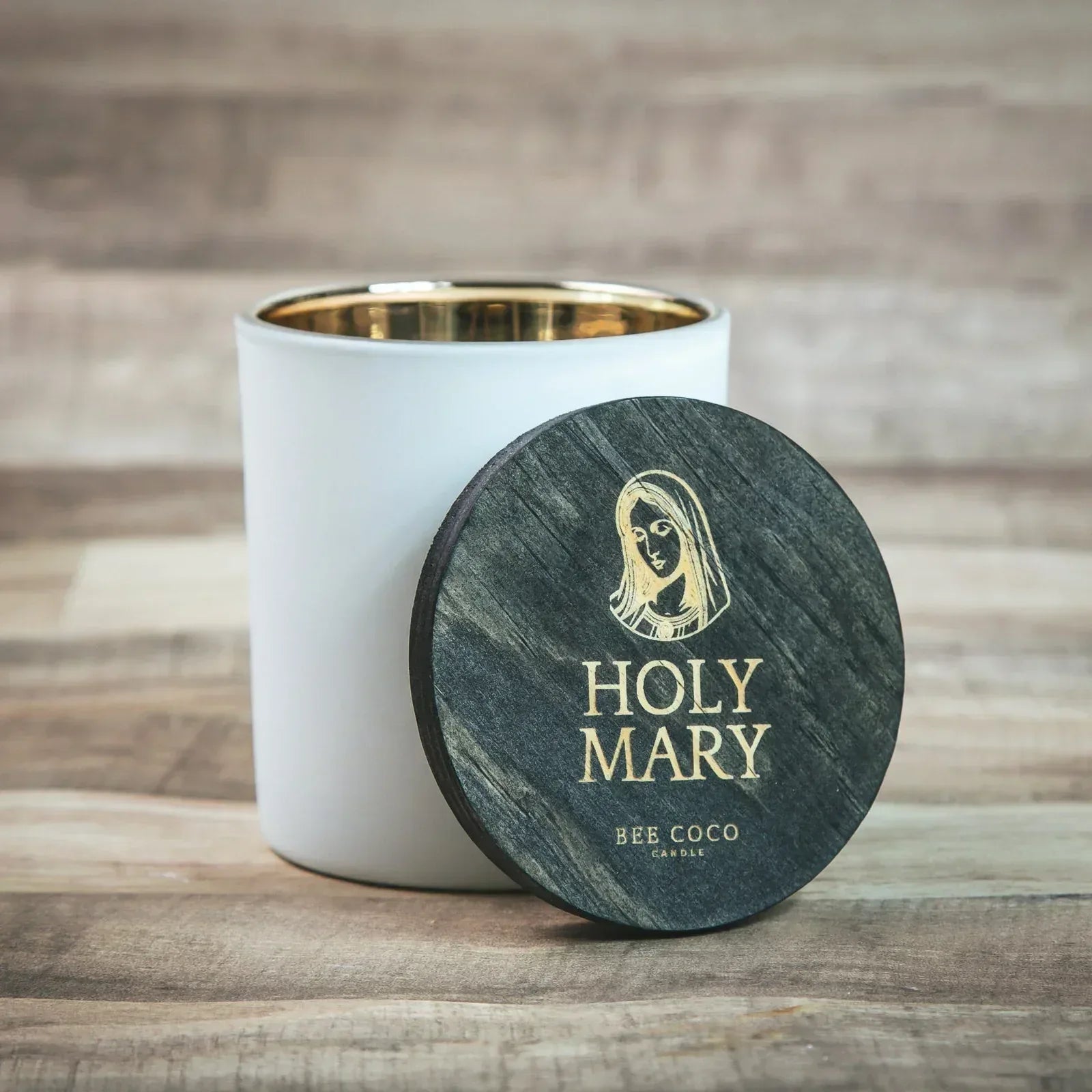 Holy Mary Charity Candle 8oz - Bee Coco Candle