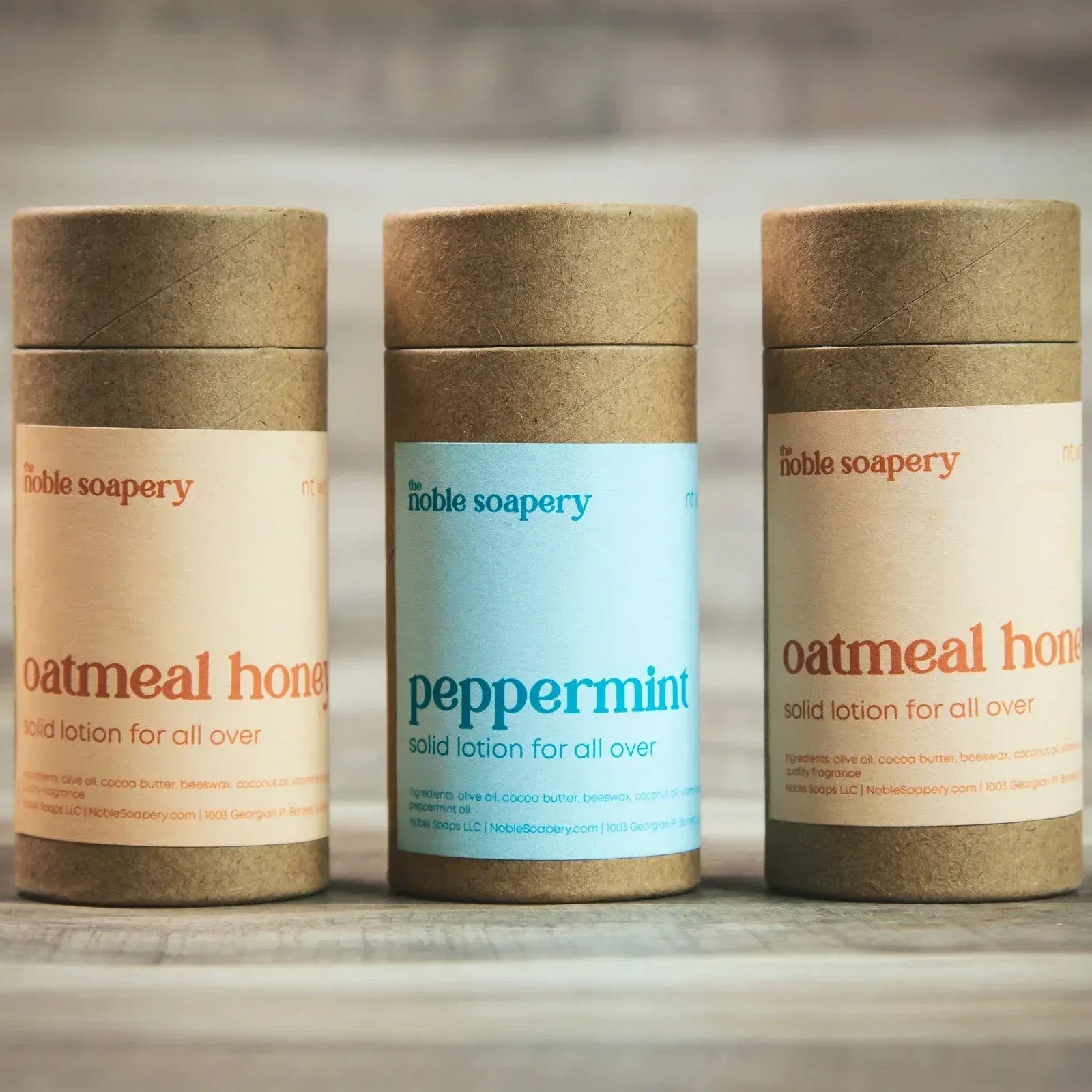 Solid Lotion by The Noble Soapery - Bee Coco Candle