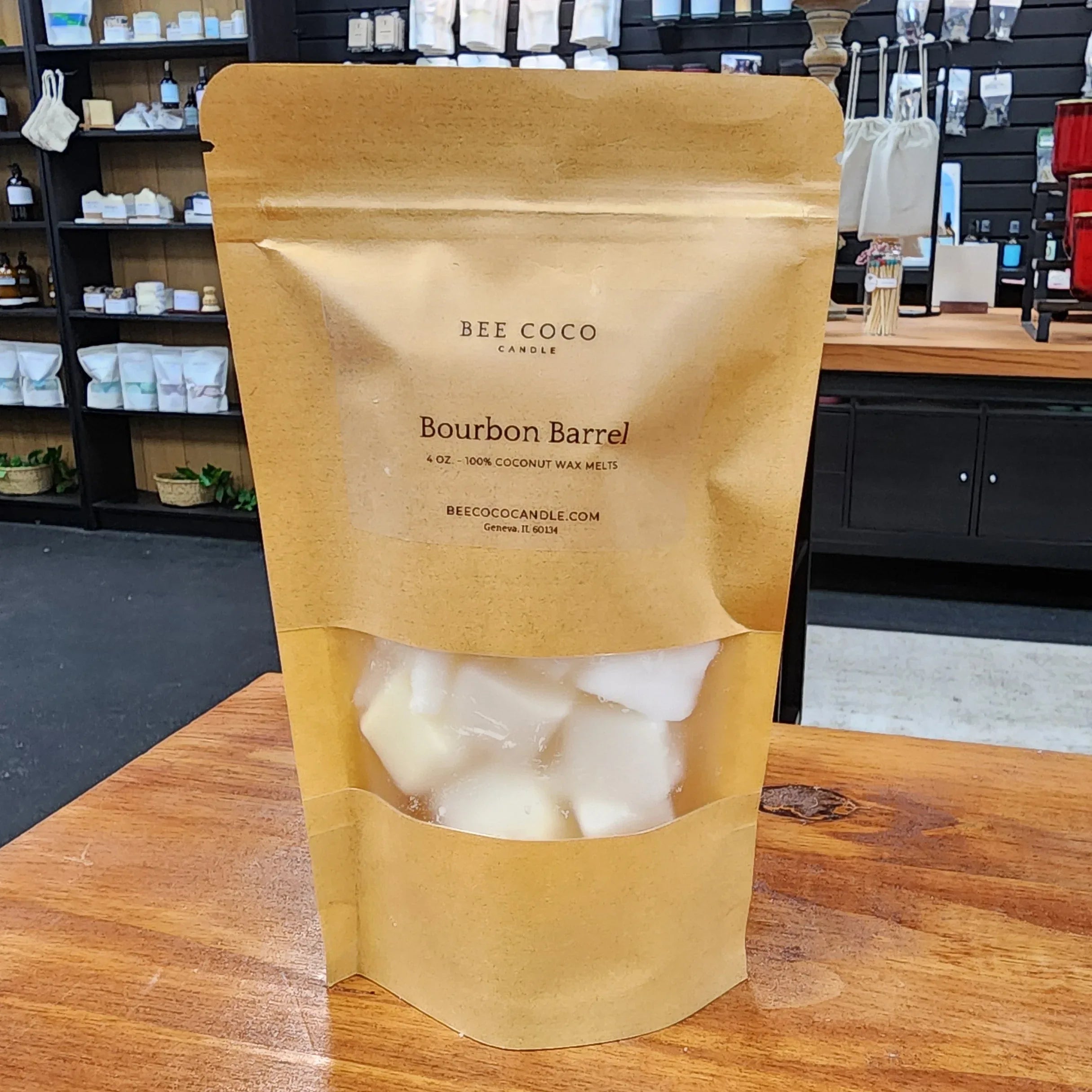 Bourbon Barrel Wax Melts - Bee Coco Candle