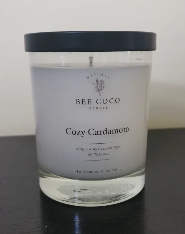 Cozy Cardamom 13oz - Bee Coco Candle