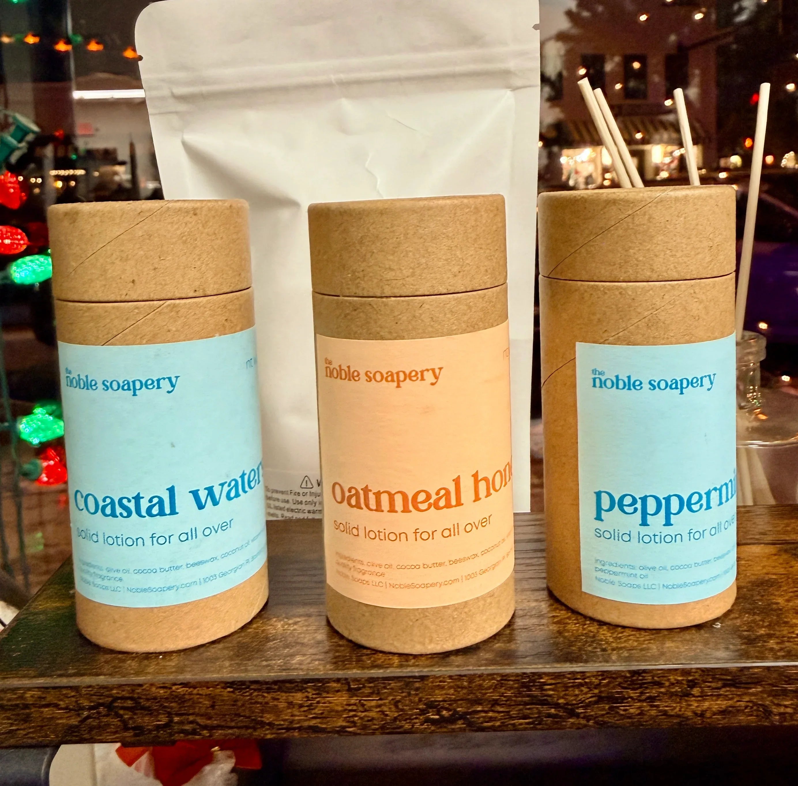 Solid Lotion by The Noble Soapery - Bee Coco Candle