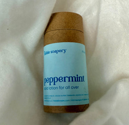 Solid Lotion by The Noble Soapery