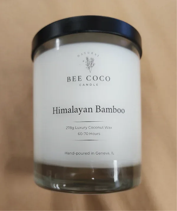 Himalayan Bamboo 13oz Candle - Bee Coco Candle