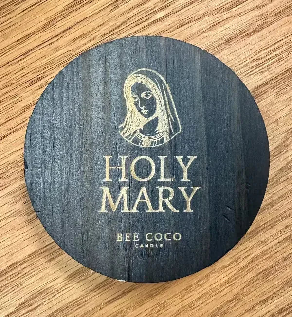 Holy_Mary_Lid - Bee Coco Candle