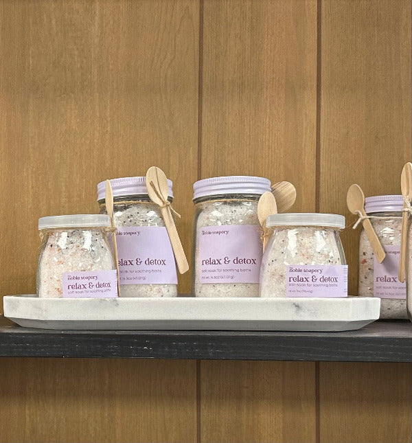 Relax & Detox Bath Salts by The Noble Soapery