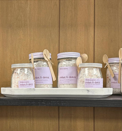 Relax & Detox Bath Salts by The Noble Soapery