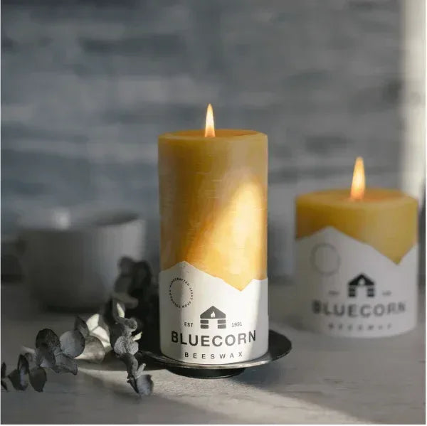 Beeswax Pillar Candles - Bee Coco Candle