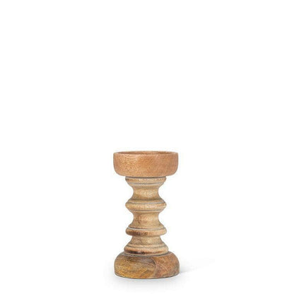 Empty Small Pillar Holder on white background