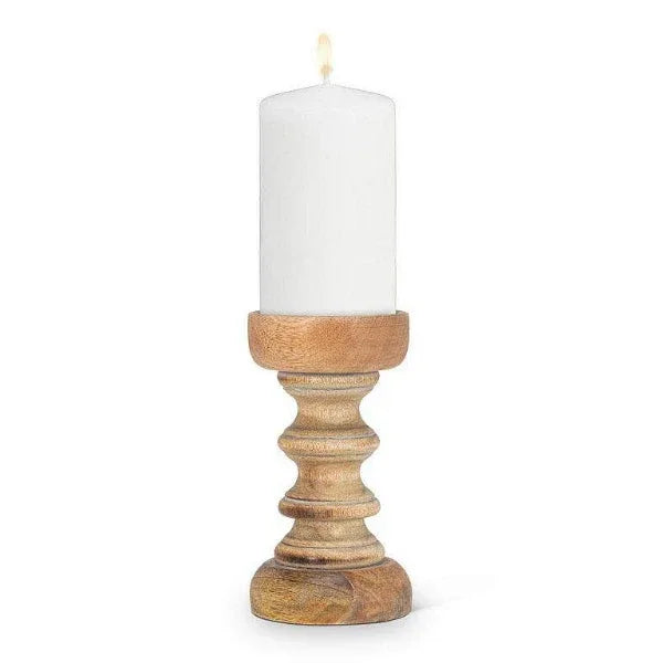 Turned Pillar Holder - Bee Coco Candle