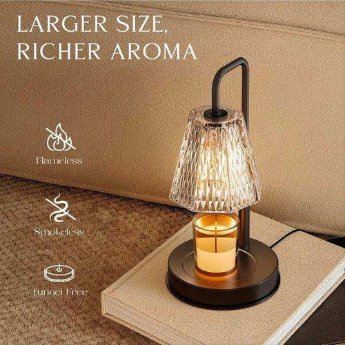 black_Candle_Warmer_Lamp_with_Timer - Bee Coco Candle