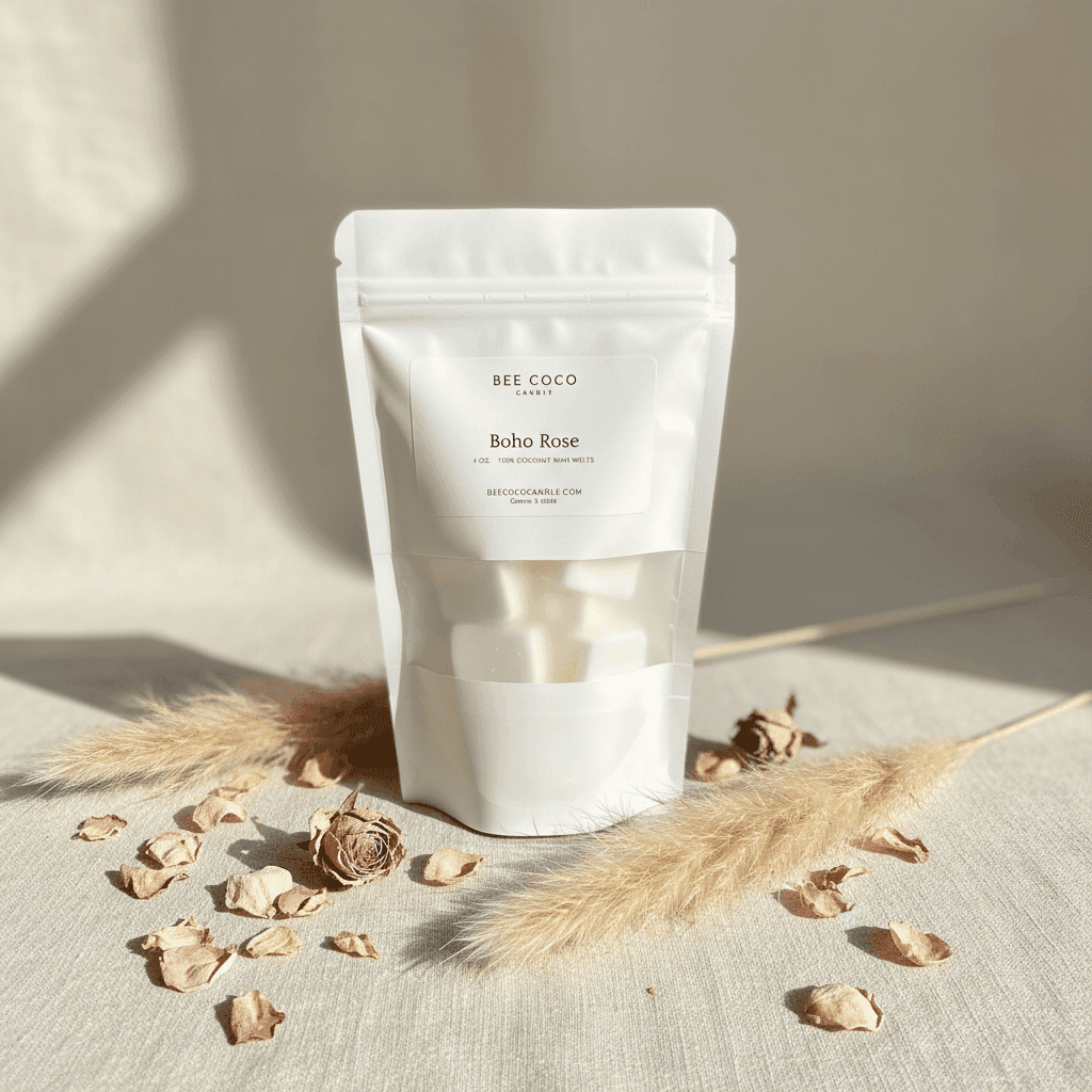boho-rose-wax-melts_1 - Bee Coco Candle