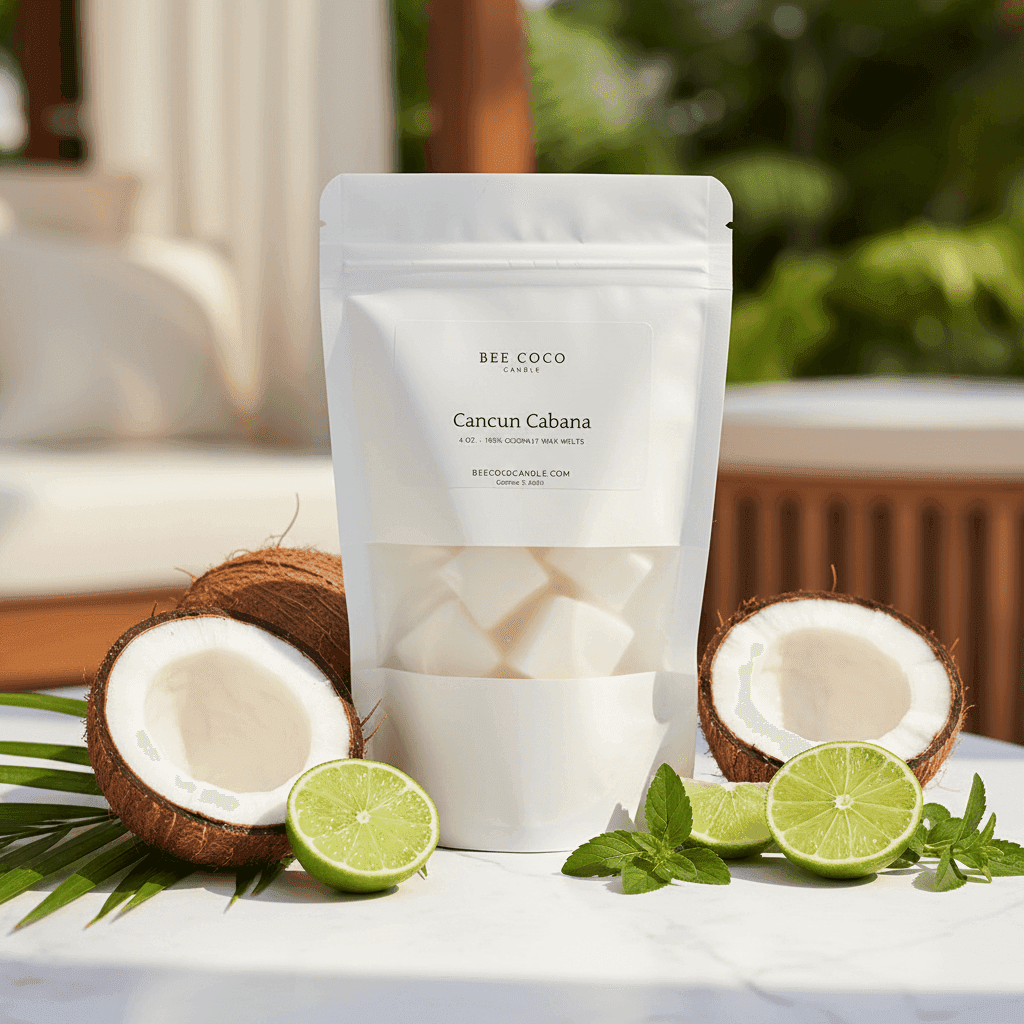 cancun-cabana-wax-melts_1 - Bee Coco Candle