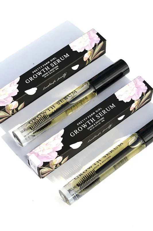 Eyelash Growth Serum | Natural Eyelash & Growth Hair Growth | 100% Organic Hair Growth Oil - Bee Coco Candle