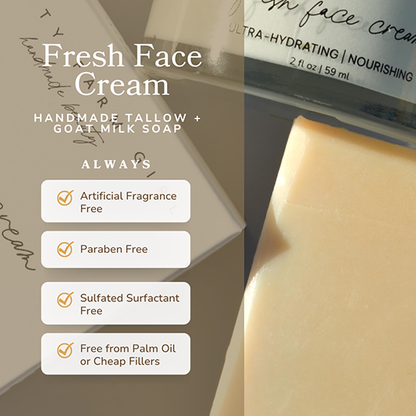 Pretty Farm Girl Fresh Face Cream bar soap