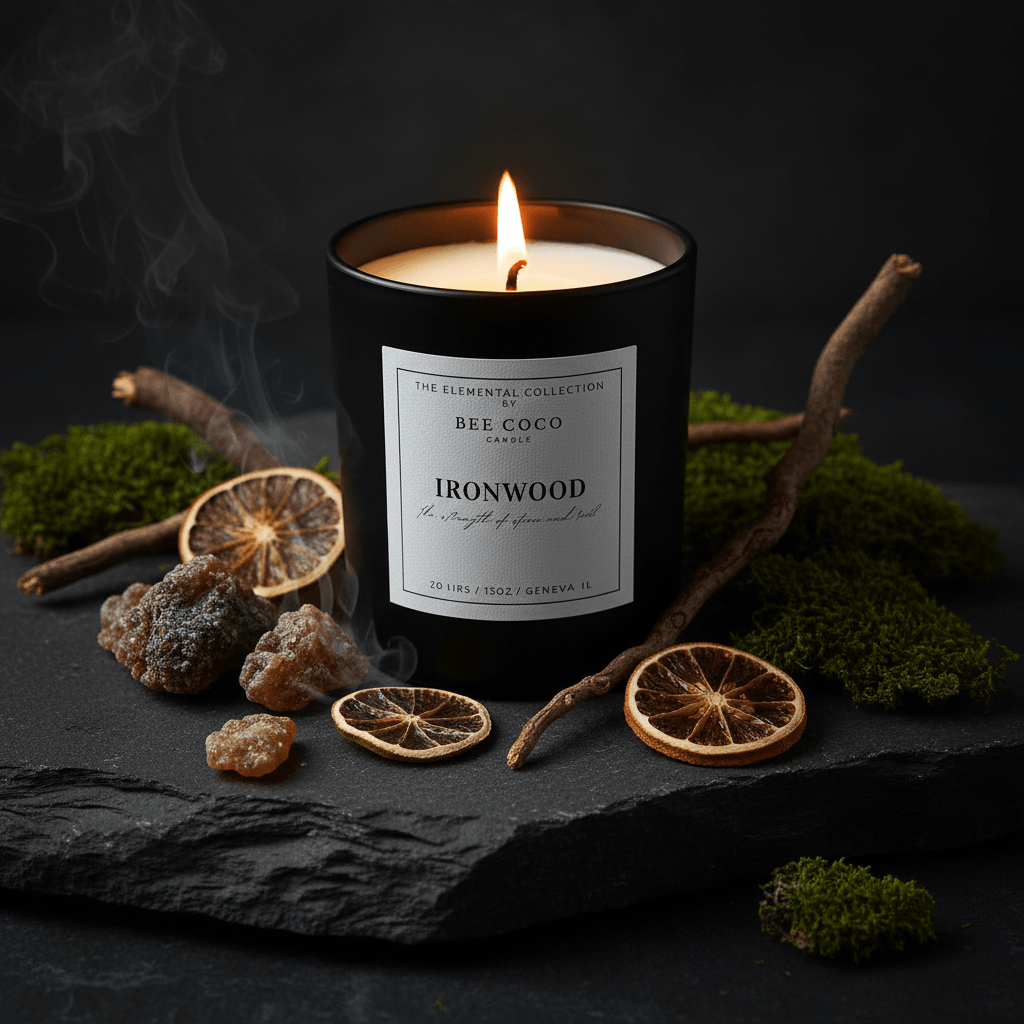 ironwood-candle-2 - Bee Coco Candle