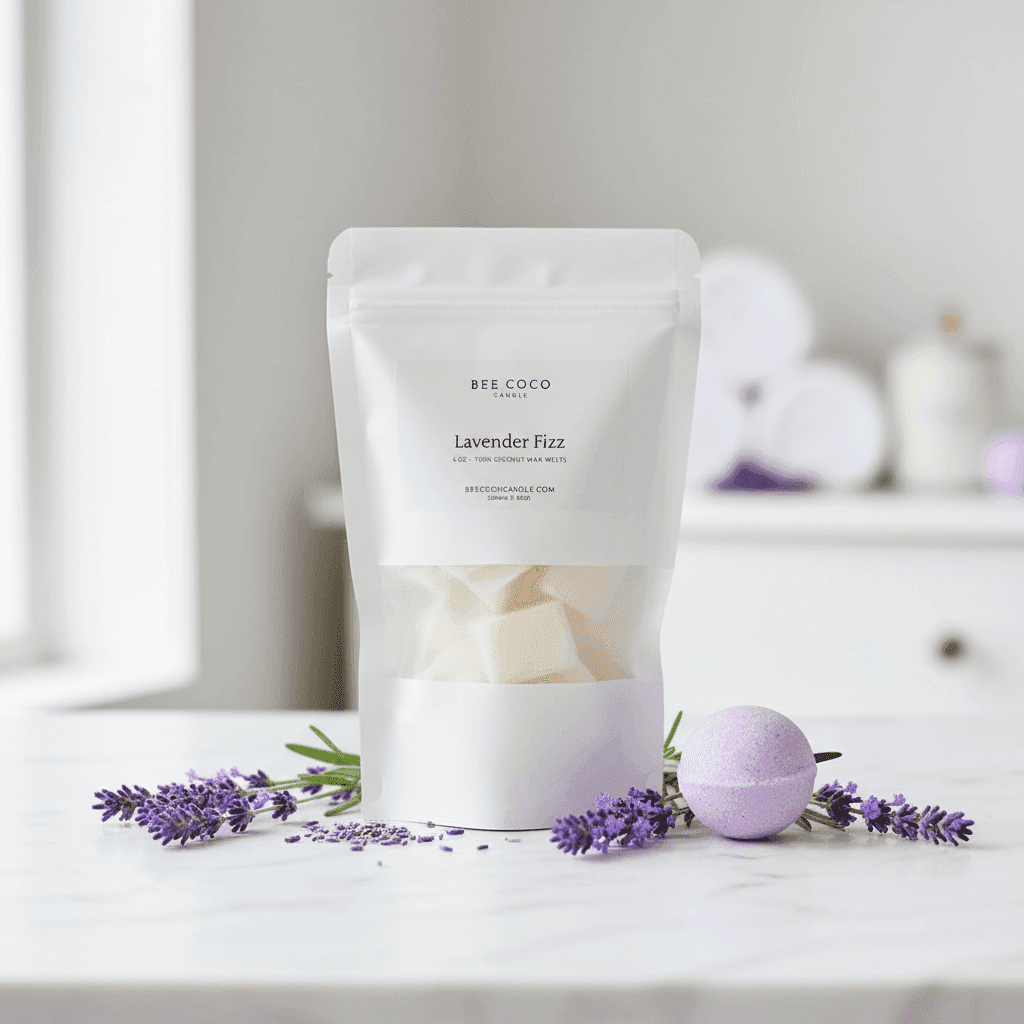 lavender-fizz-wax-melts_1 - Bee Coco Candle