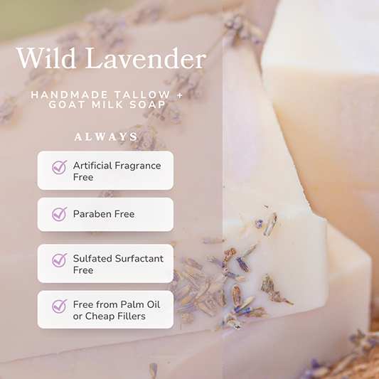 Pretty Farm Girl wild lavender bar soap