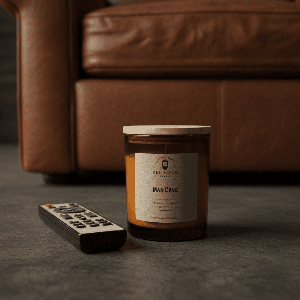 man-cave-13oz-candle_2 - Bee Coco Candle