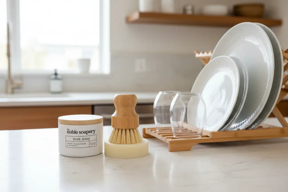 Solid Dish Soap by The Noble Soapery
