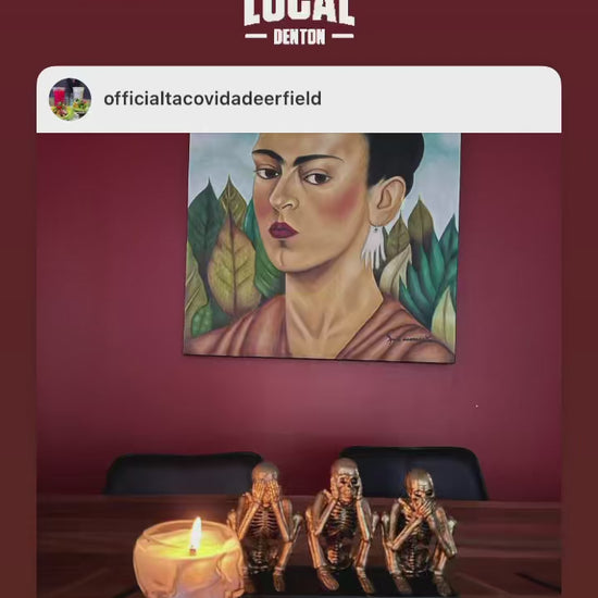 Taco Vida Instagram post featuring Spooky Skull