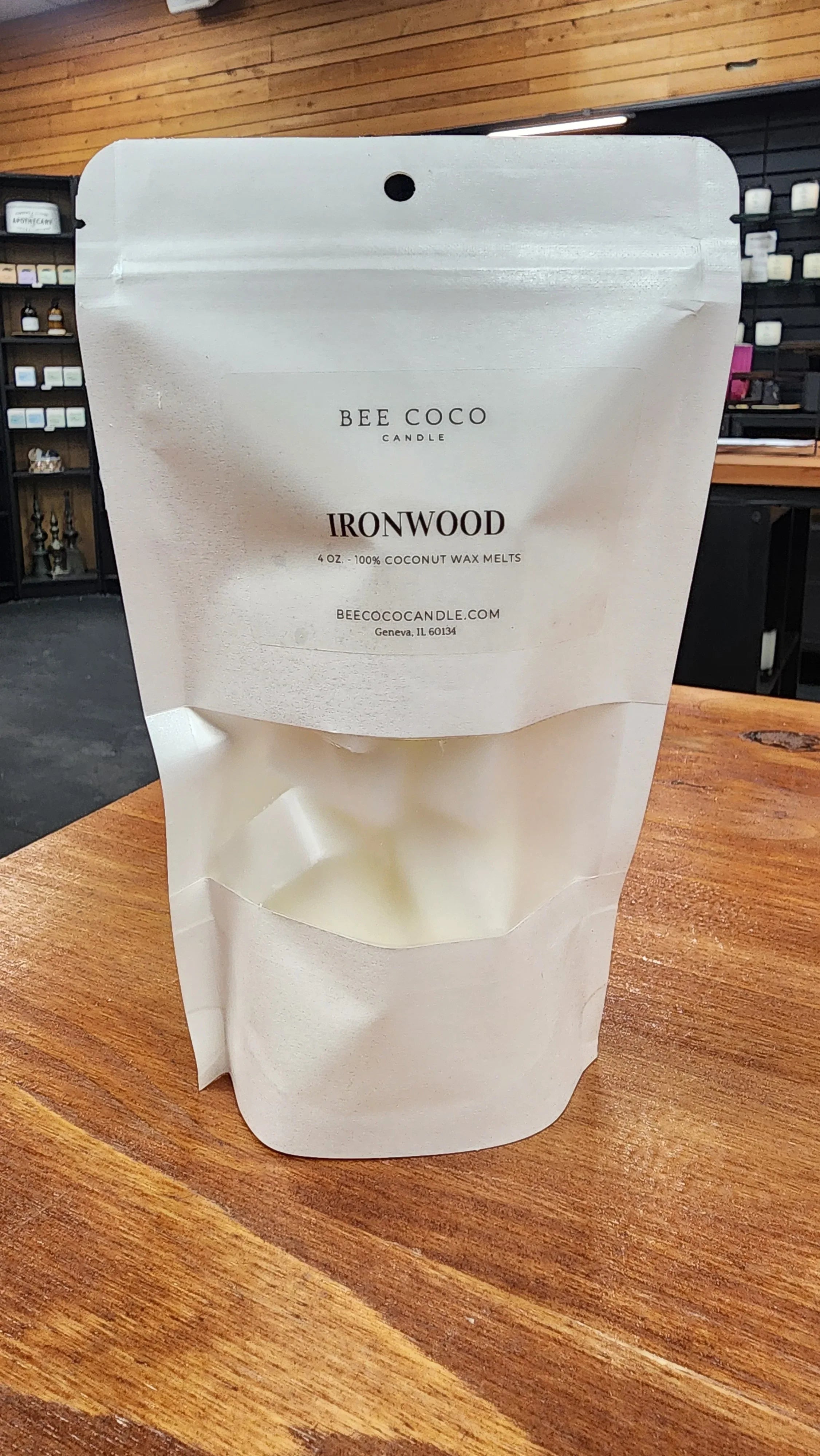 Ironwood Wax Melts - Bee Coco Candle