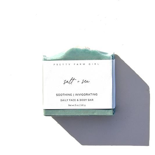 Pretty farm Girl Salt and Sea bar soap