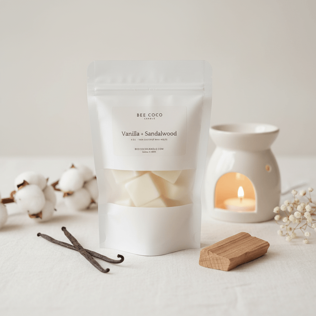 Vanilla + Sandalwood Non-Toxic Wax Melts