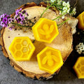 bees wax melt with bee and honeycomb detail